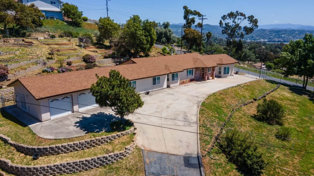 Real estate photography of 11669 Valle Vista Rd, Lakeside, CA 92040 by R360°